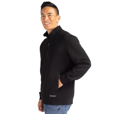 Roam Eco Recycled Quarter Zip Mens Pullover Thumbnail
