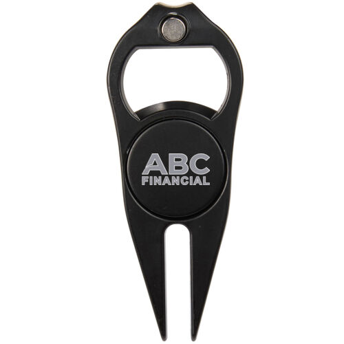 Golf - Bottle Opener Divot Tool with Ball Marker Thumbnail