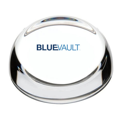 CC - Slant Top Crystal Custom Paperweight Thumbnail